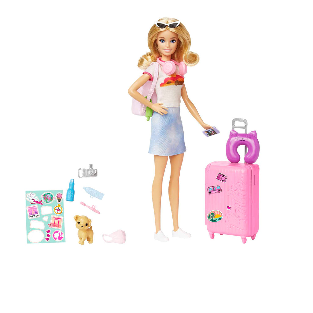 Barbie®-Barbie® en Voyage-Coffret Avec Chiot et Accessoires
