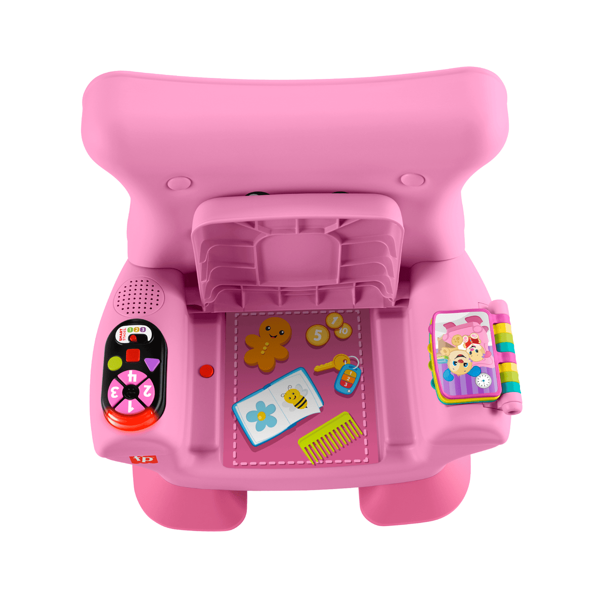 Fisher-Price Laugh & Learn Smart Stages Chair Electronic Learning Toy For Toddlers, Pink
