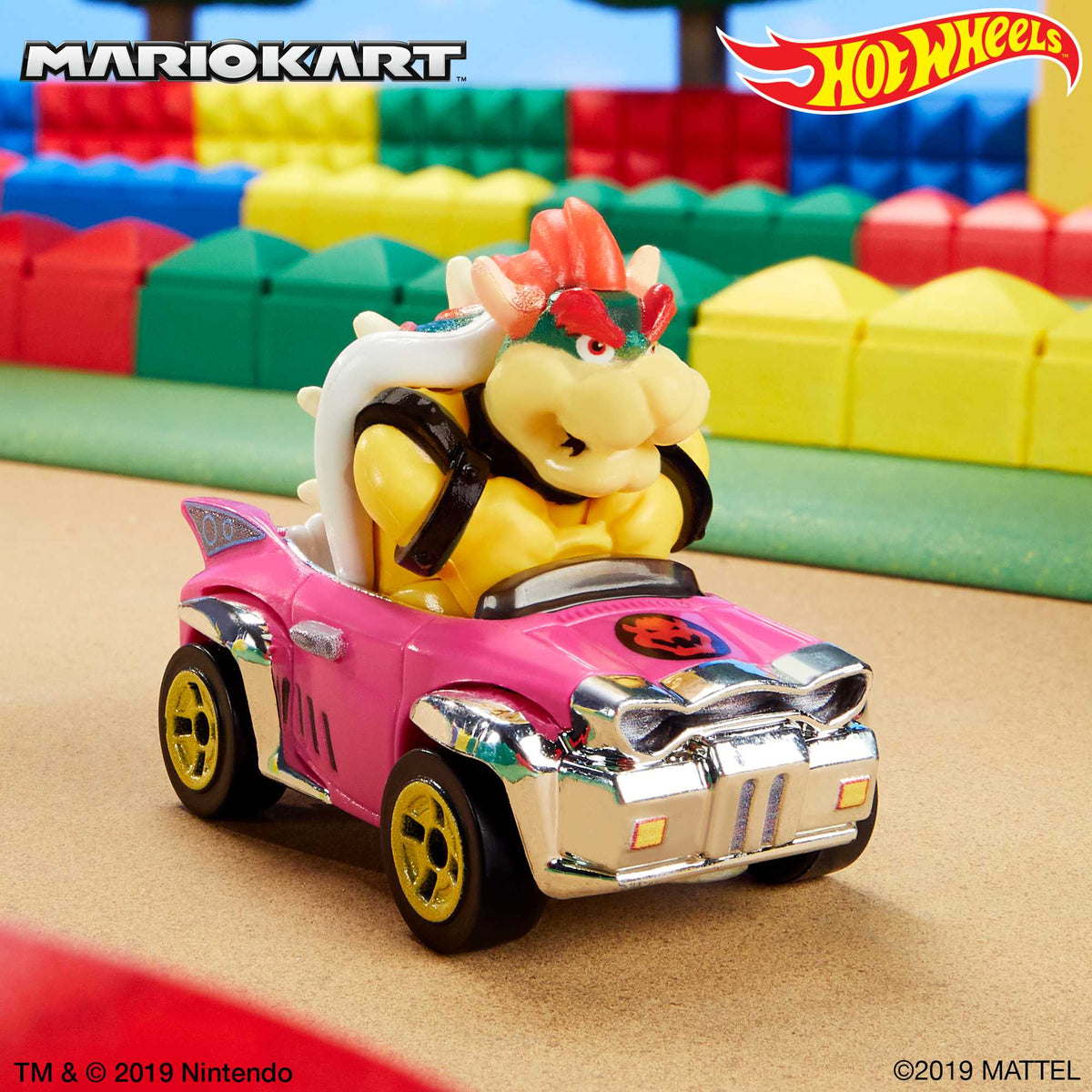 Hot Wheels Mario Kart Collection Of 1:64 Scale Die-Cast Replica Vehicles, Toy Collectibles
