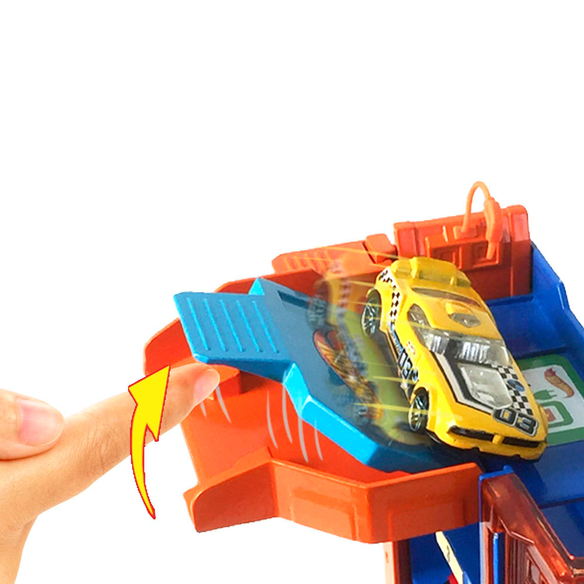 Hot Wheels City Pista de Brinquedo Pistas surpresa Downtown