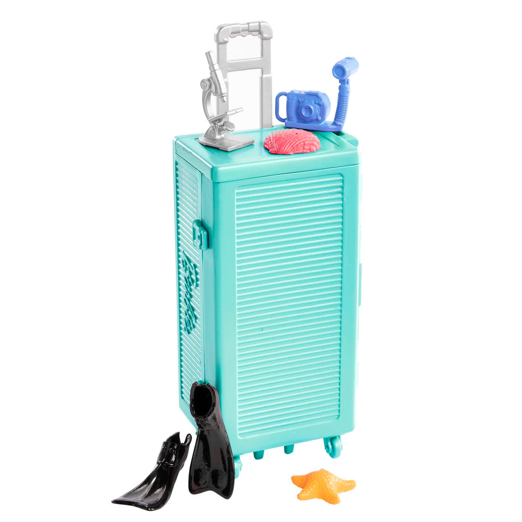 Barbie Dolls & Accessories, Marine Biologist Doll (Brunette) & Mobile Lab Playset