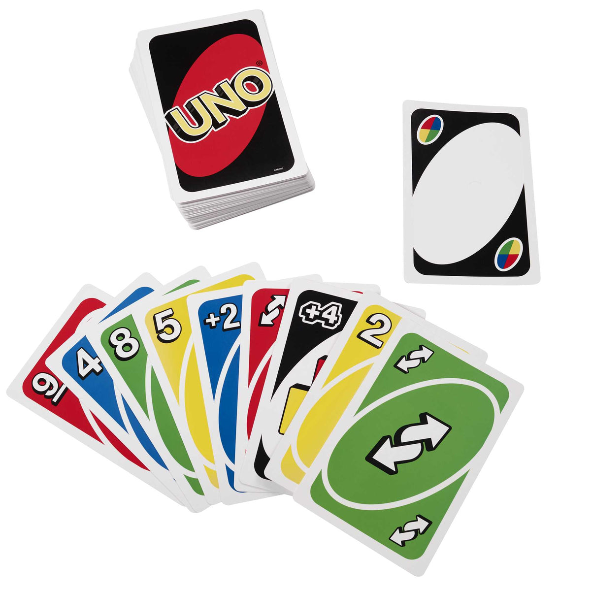UNO Giant Sized Card Game, Game For Family Night, 108 Oversized Cards