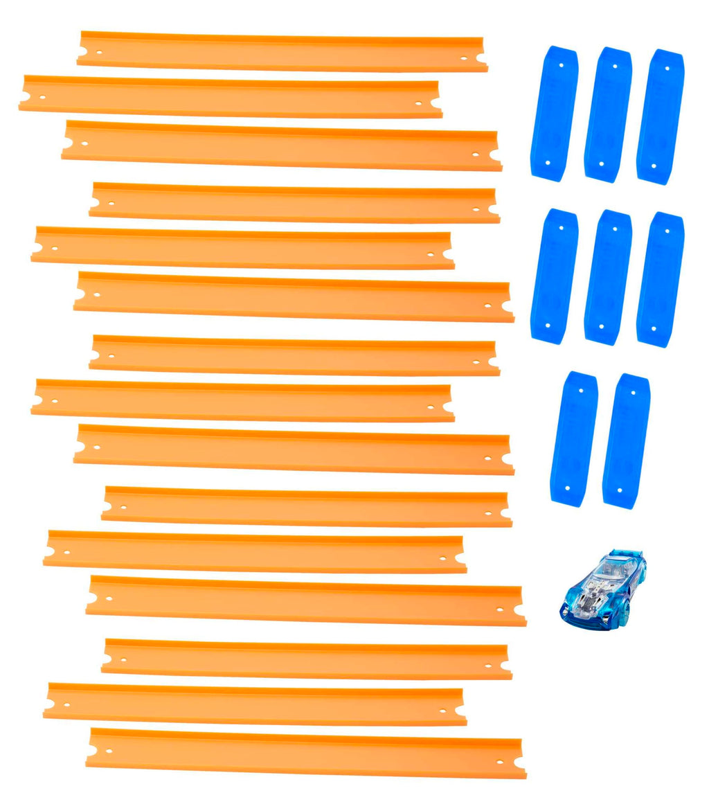 Hot Wheels Track Builder Straight Track With Car