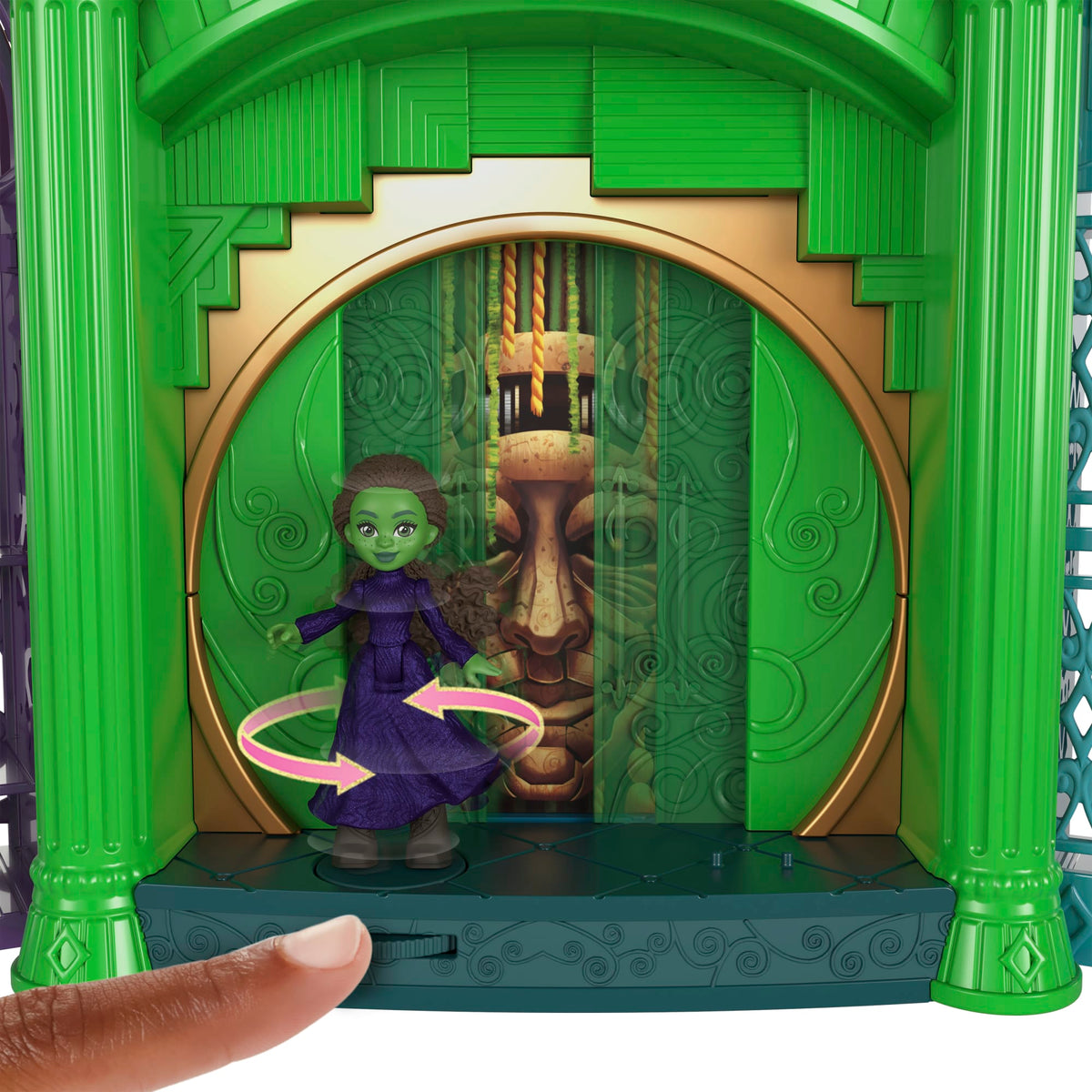 Universal Pictures’ Wicked Emerald City Small Doll Playset With 5 Play Spaces & 15 Accessories