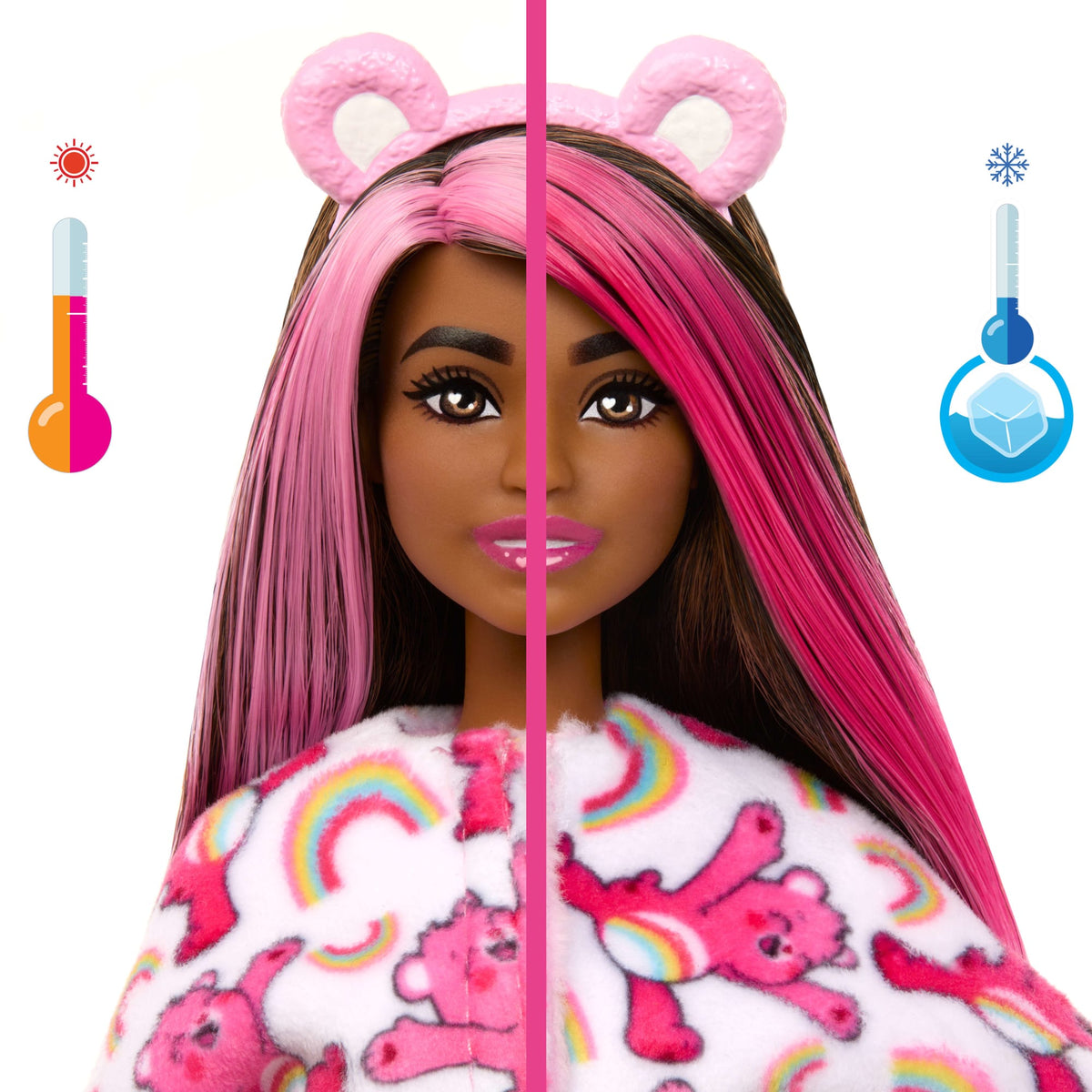 Barbie Cutie Reveal Muñeca Ositos Cariñositos Rosa