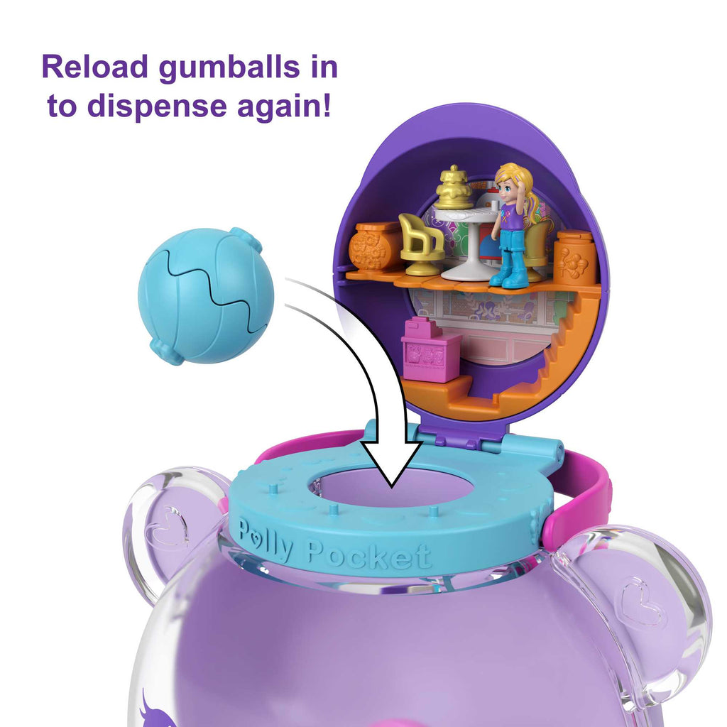Polly Pocket Gumball Bear Playset