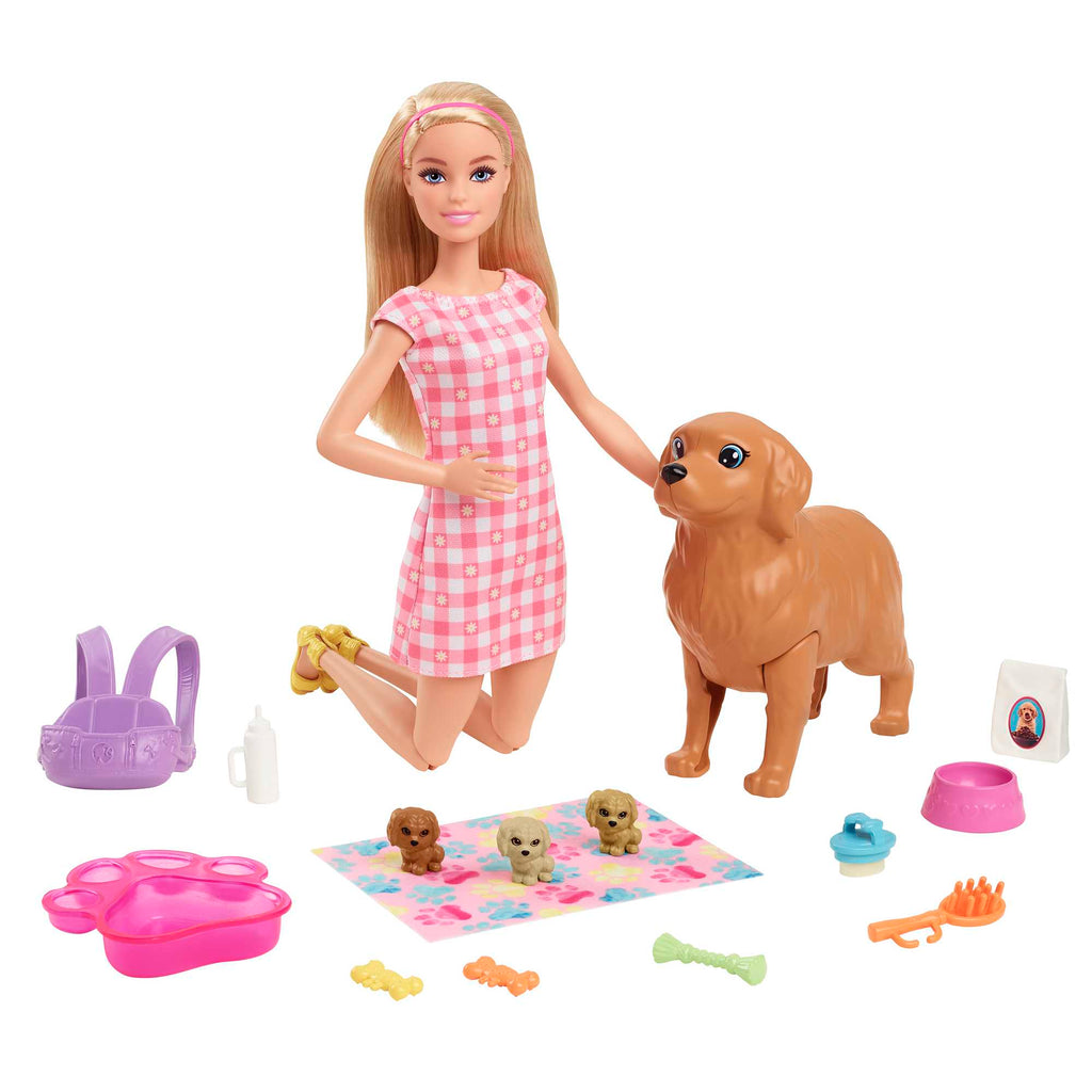 Barbie Doll And Pets