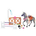 Barbie® Barbie World™ Coffret de Jeu Avec Accessoires Champion de Saut D’Obstacles