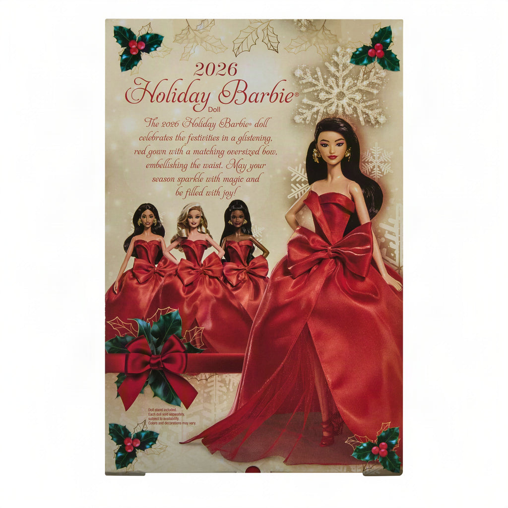 Barbie-Poupée Barbie Joyeux Noël 2026-Avec Emballage de Présentation