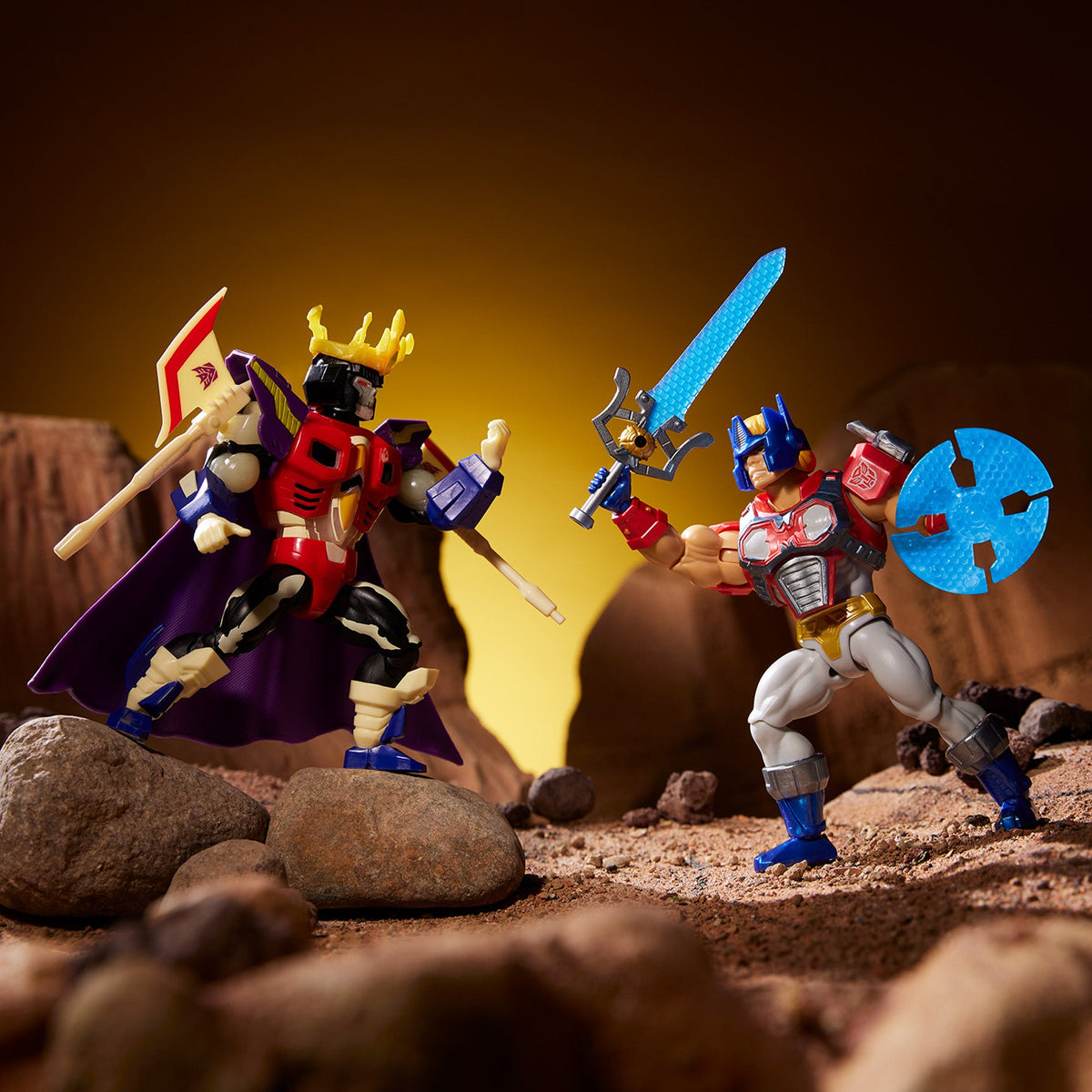 Masters Of The Universe Origins & Transformers Optimus Prime Armor He-Man Action Figure, Motu Toy