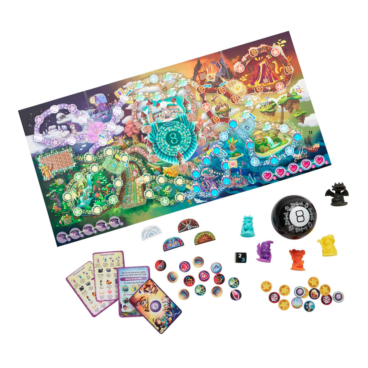 Magic 8 Ball Board Games, Magical Encounters, Gift For Game Night