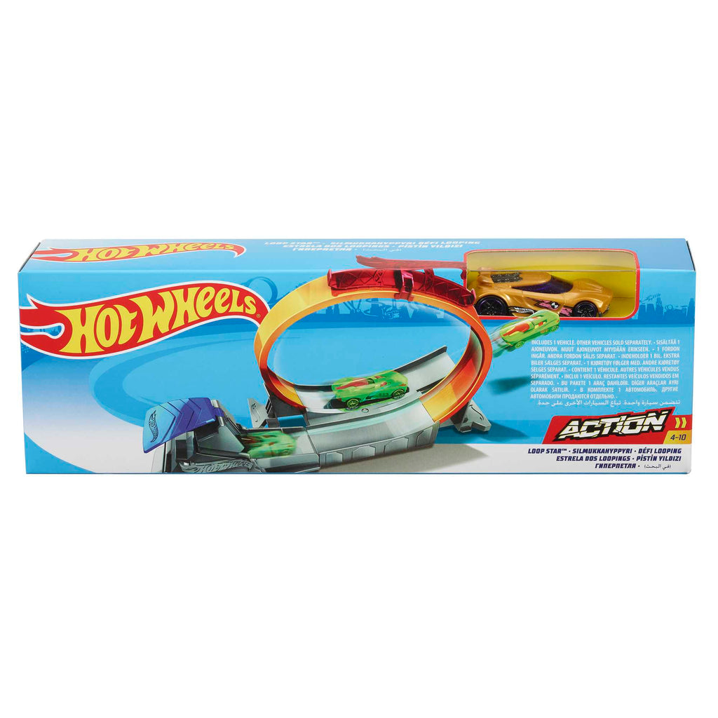 Hot Wheels Action Pista de Juguete Acrobacias Vuelta 360°