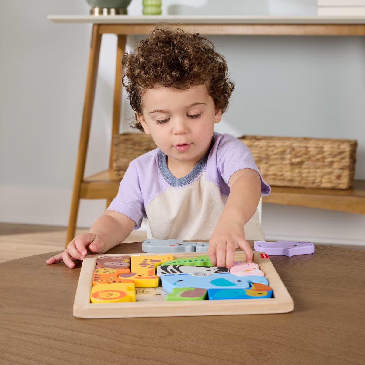 Fisher-Price® Puzzle Animaux en Bois