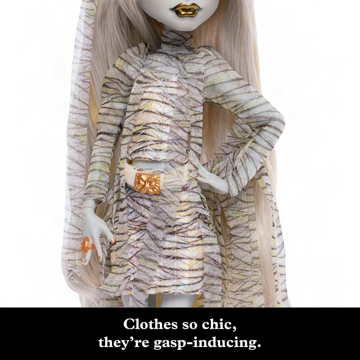 Monster High X Universal Monsters The Mummy Collector Doll With Wrap Dress & Sarcophagus Purse