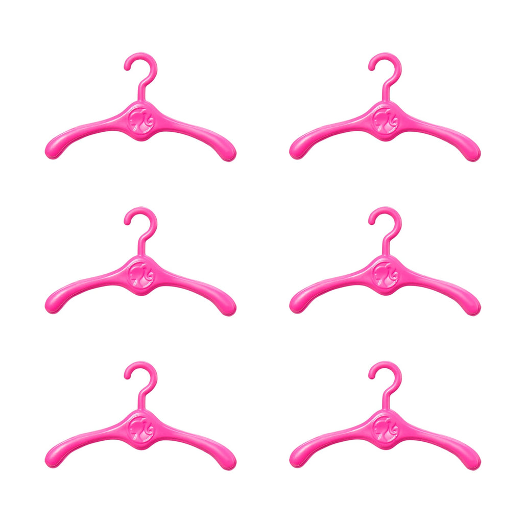 Barbie Closet With 6 Hangars, Accessory Features Translucent Doors, Racks & Shelves