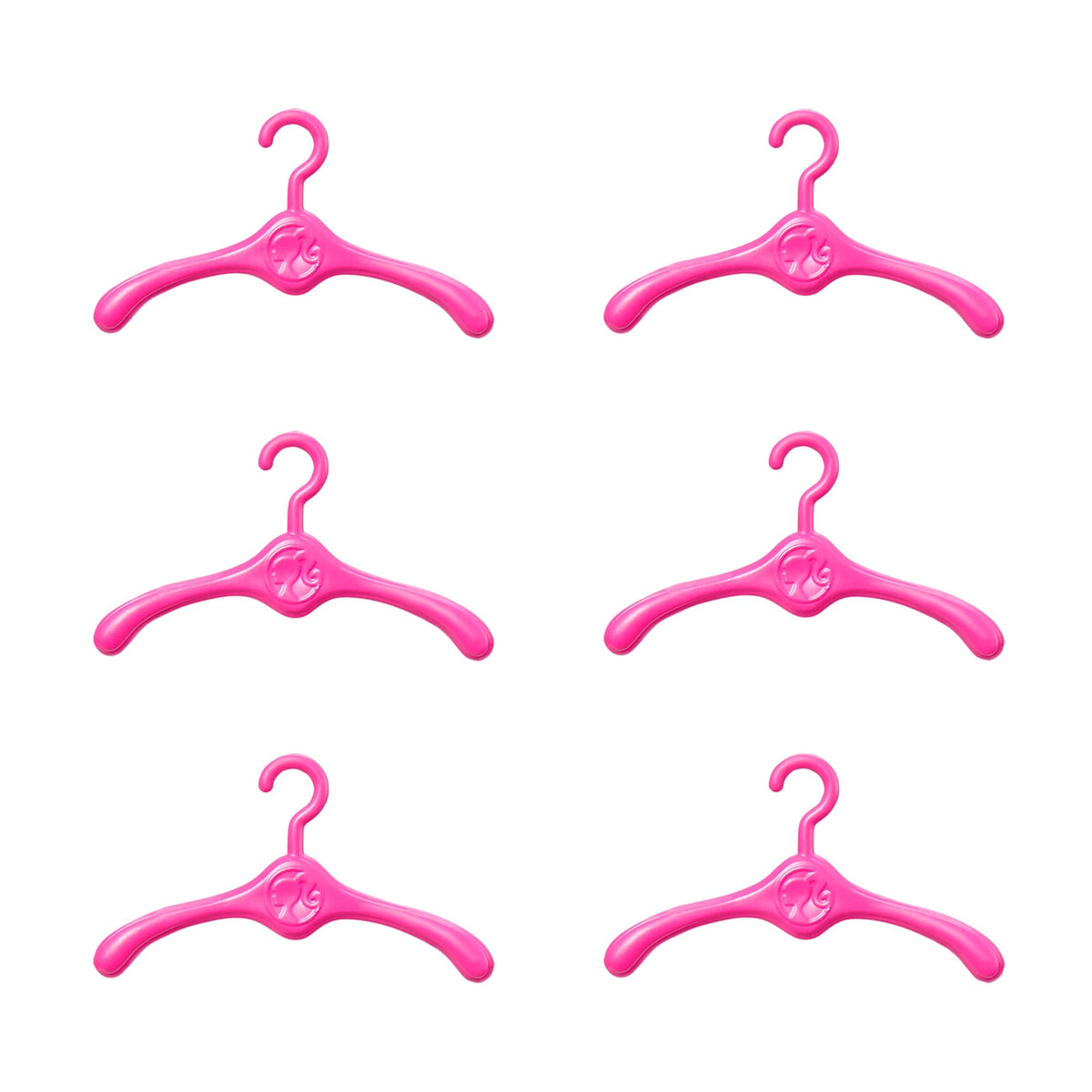 Barbie Closet With 6 Hangars, Accessory Features Translucent Doors, Racks & Shelves