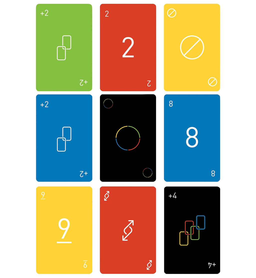 UNO Juego de Cartas Minimalista