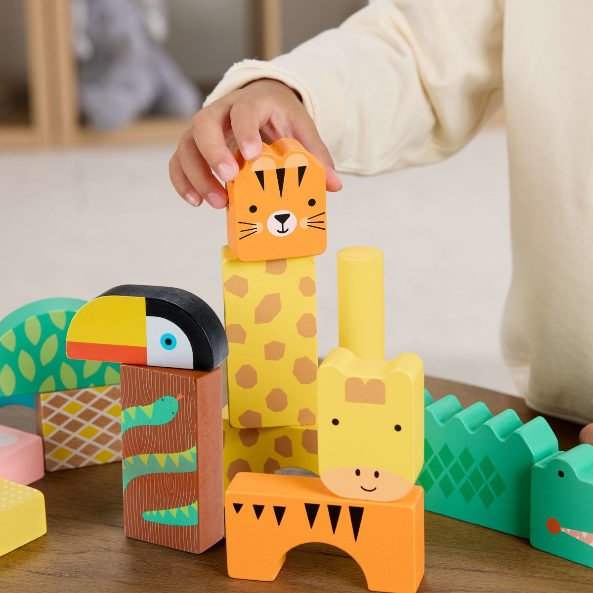 Fisher-Price® Blocs de La Jungle en Bois
