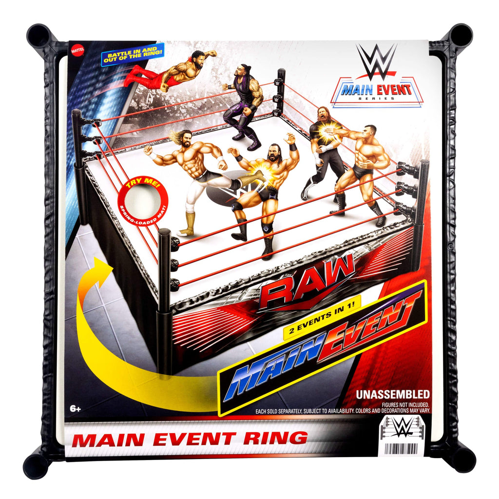 Wwe-Ring Main Event-Coffret Avec Étiquettes et Cordes