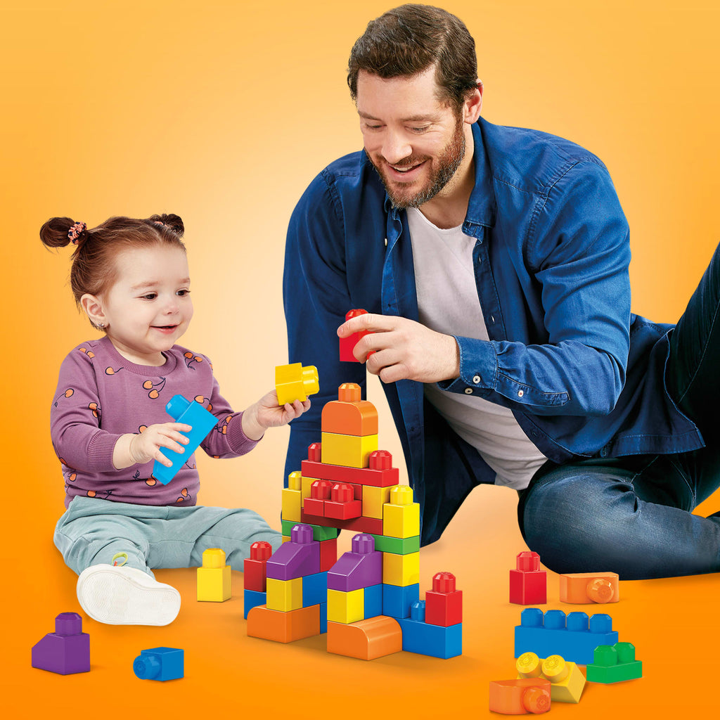 Mega Bloks Bolsa Clásica De Construcción con 60 Bloques