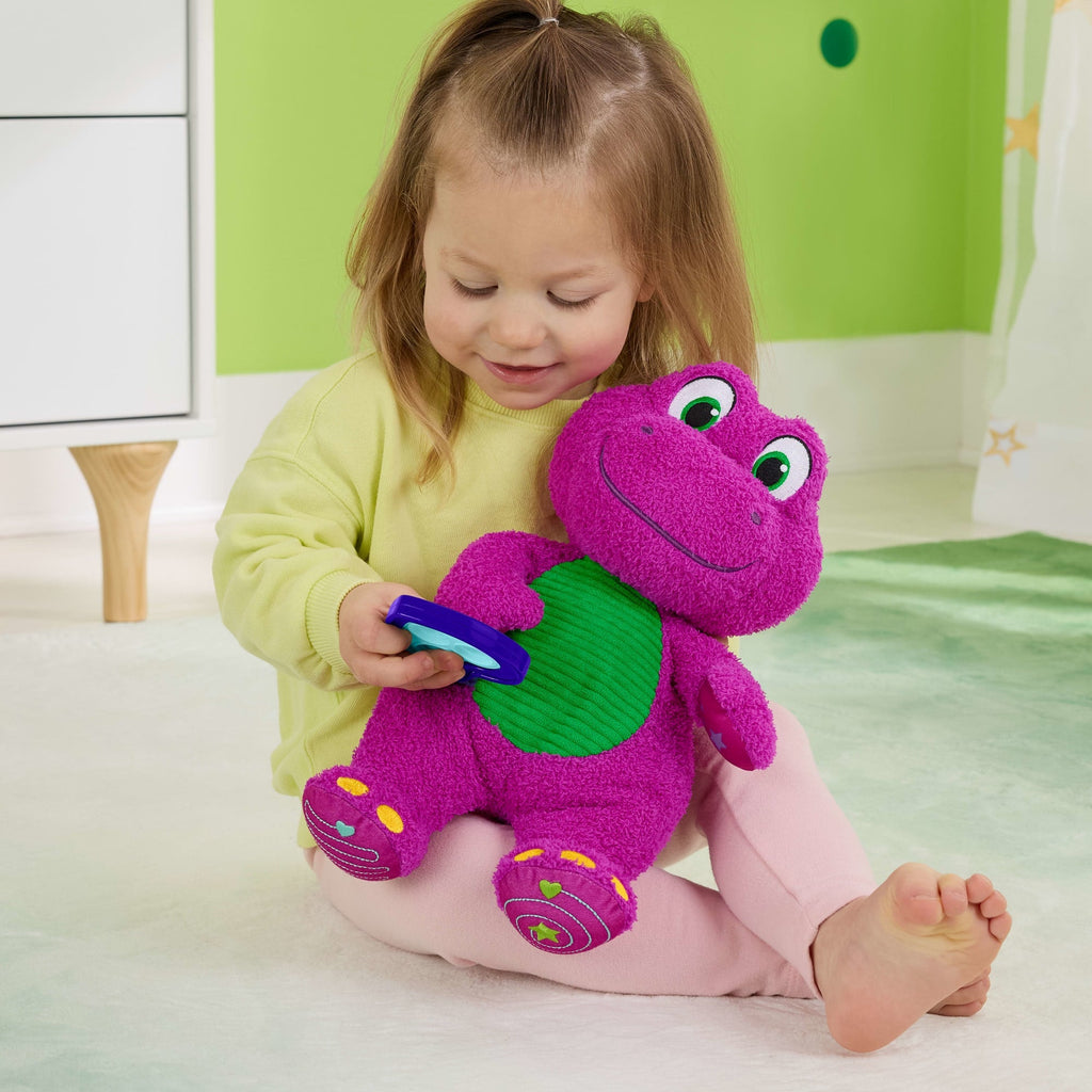 Jouet Sensoriel en Peluche Le Monde de Barney de Fisher-Price
