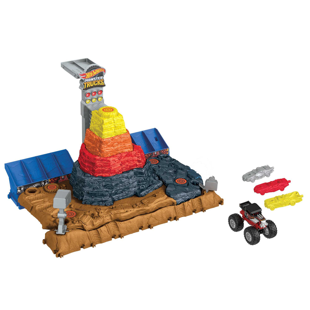 Hot Wheels® Monster Trucks Arena Smashers™ Bone Shaker™ Ultimate Crush Yard™