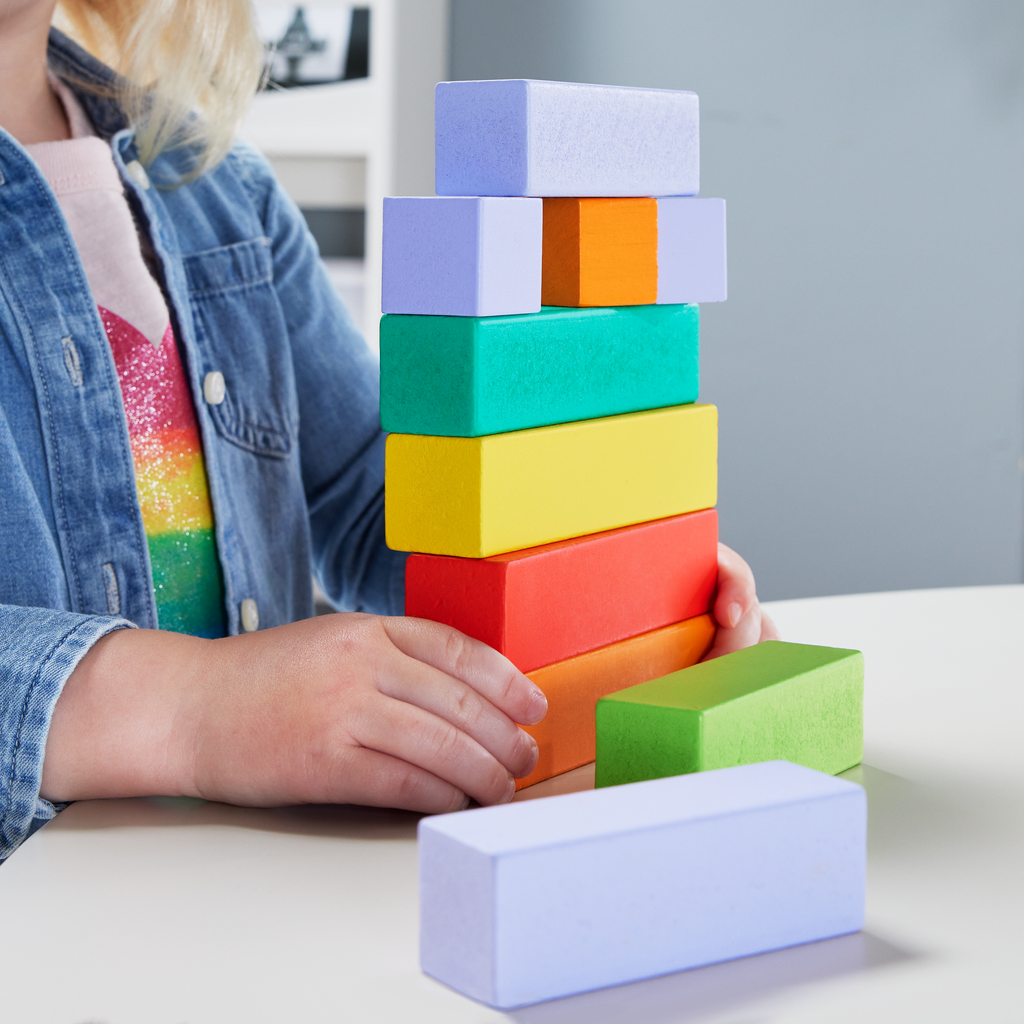 Fisher-Price Brinquedo para Bebês Pirâmide de Blocos de Madeira