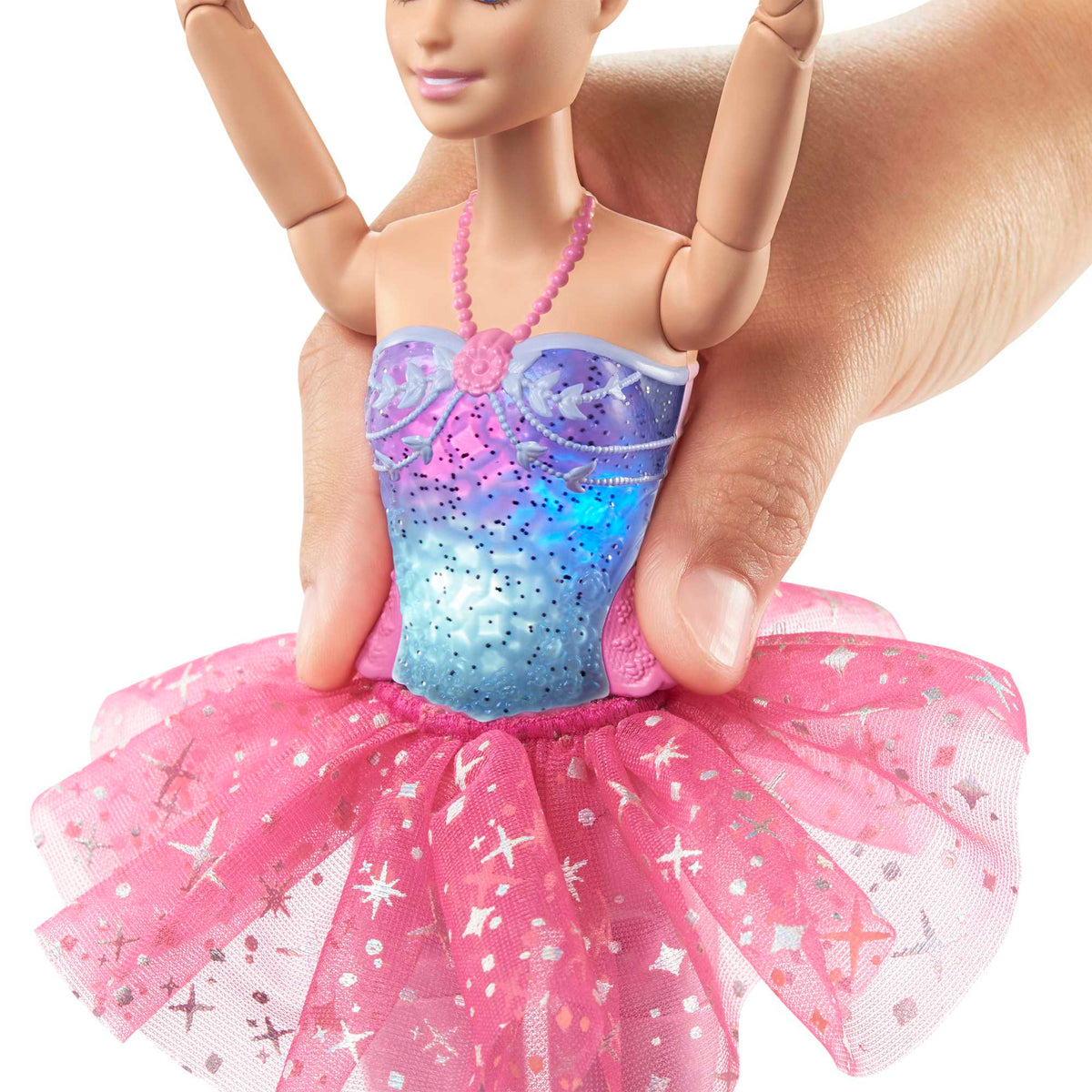 Barbie-Dreamtopia Ballerine Lumières Scintillantes-Poupée Blonde