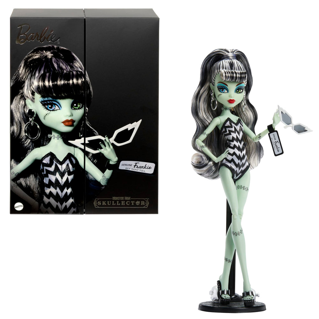 Monster High-Poupée Frankie Stein Barbie-Maillot de Bain et Robe Noire