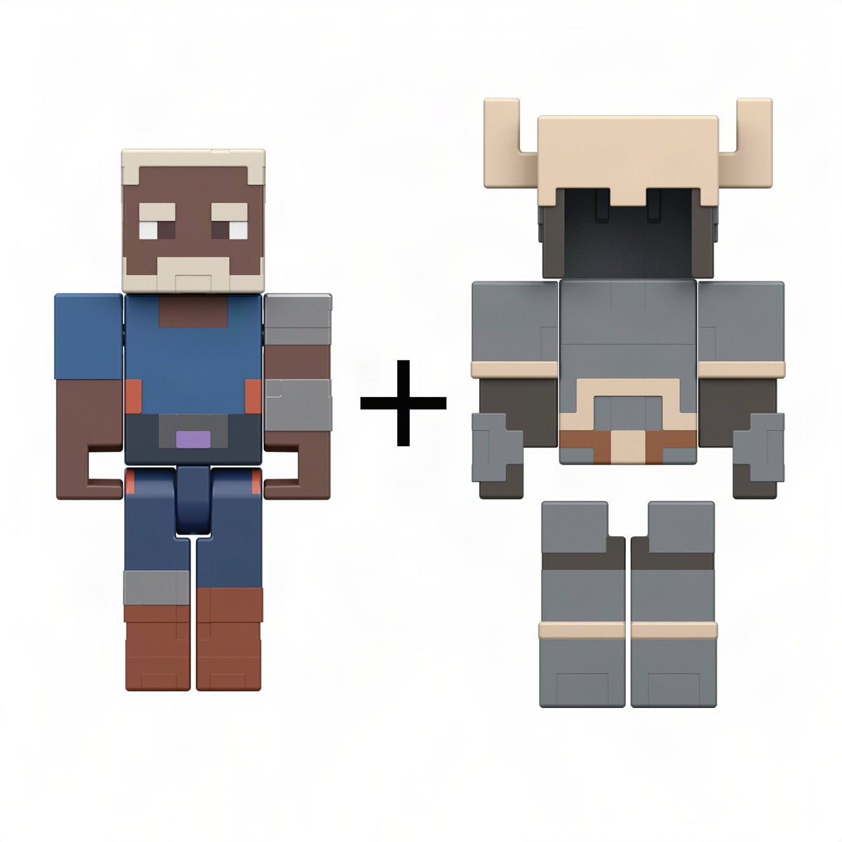 Minecraft Dungeons II Action Figures & Accessories Multipack, 3.25-Inch Scale & Pixelated Design
