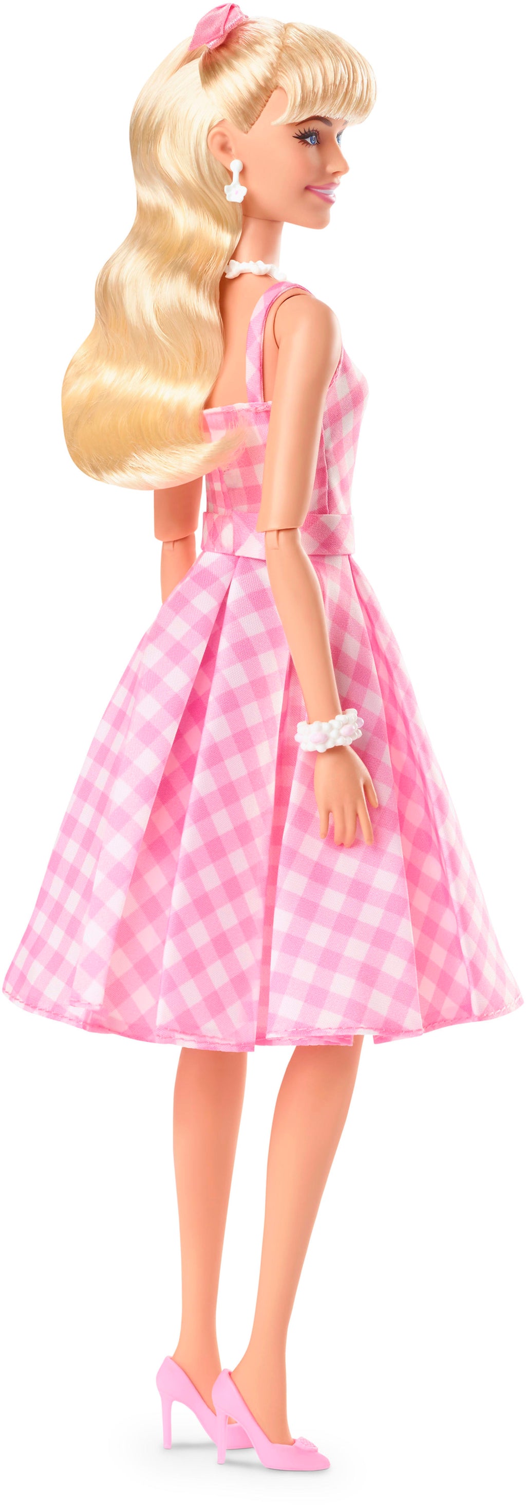Barbie the Movie Collectible Doll, Margot Robbie As Barbie In Pink Gingham Dress