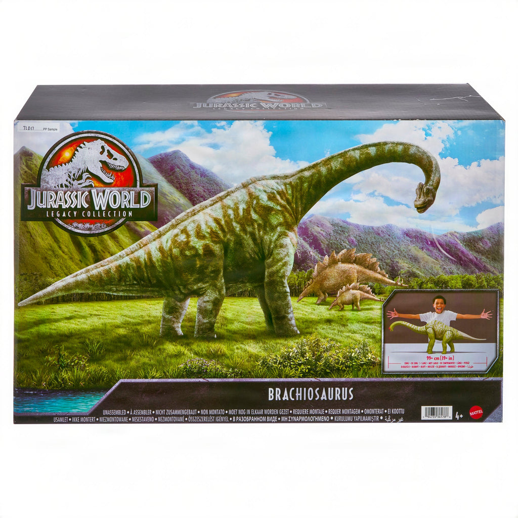 Jurassic World Legacy Collection Brachiosaurus Dinosaur 39 inch Figure, Jurassic Park IIi Design