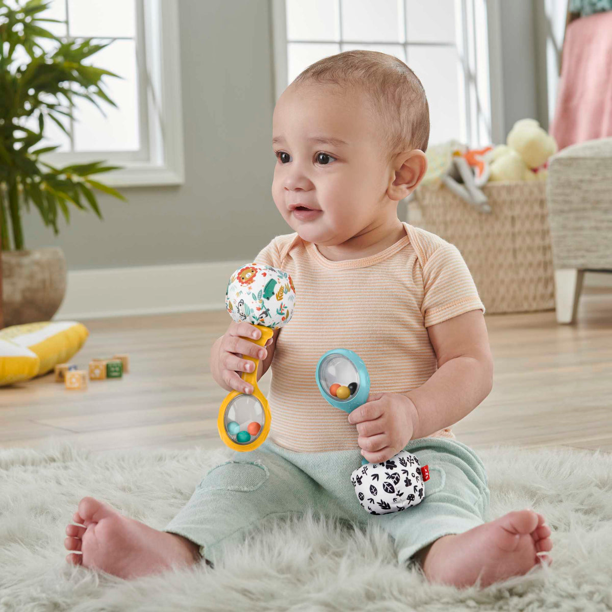 Fisher-Price Baby Sonaja para bebés maracas divertidas