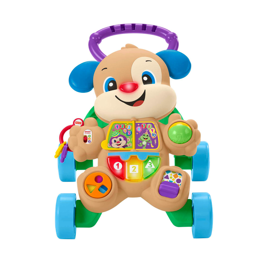 Fisher-Price Rires et Éveil Éveil Progressif Trotteur Éducatif Puppy Version Anglaise et Française