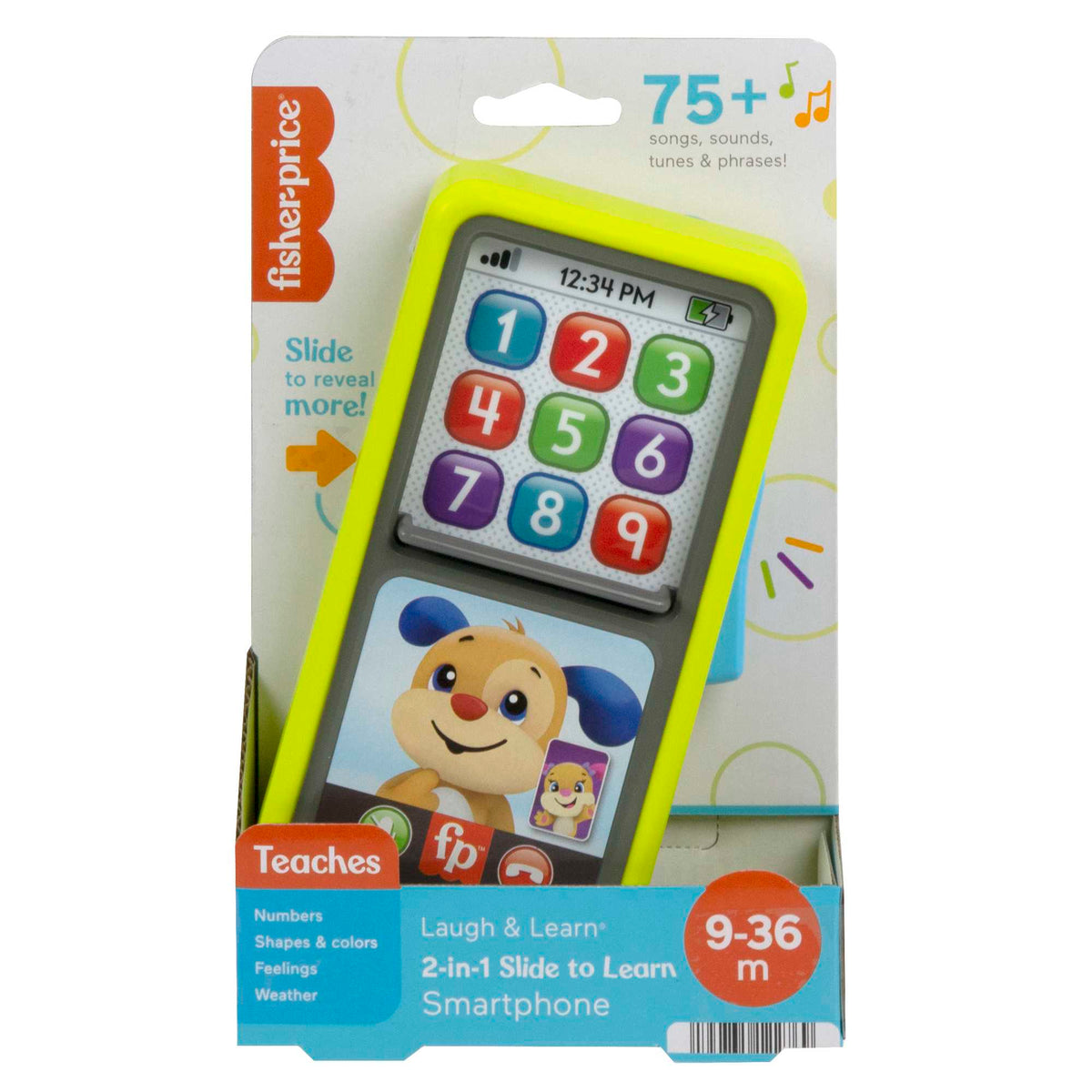 Fisher-Price Rires et Éveil Mon Téléphone Intelligent 2 en 1 - Version Anglaise et Française