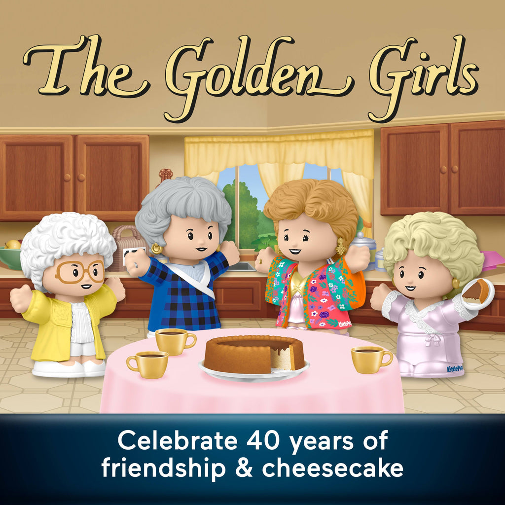 Little People Collector The Golden Girls Late Night Cheesecake, 40th Anniversary Set For Adults & Fans