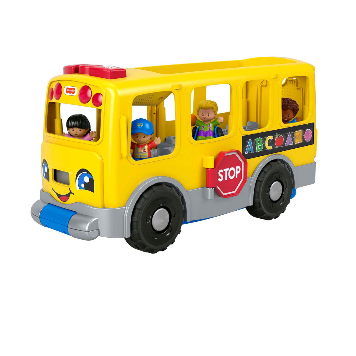 Fisher-Price Little People Gros Autobus Scolaire Jaune Version Anglaise et Française