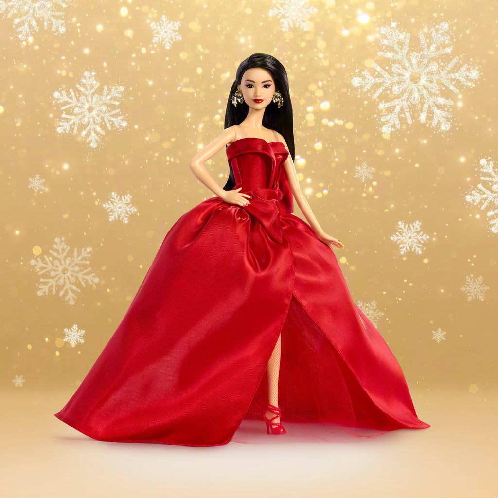 Barbie-Poupée Barbie Joyeux Noël 2026-Avec Emballage de Présentation