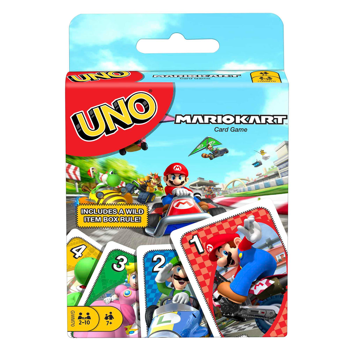 UNO Mario Kart Card Game With 112 Cards For Players 7 Years Old & Up
