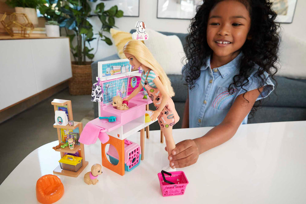 Barbie Doll And Pet Boutique Playset - Blonde