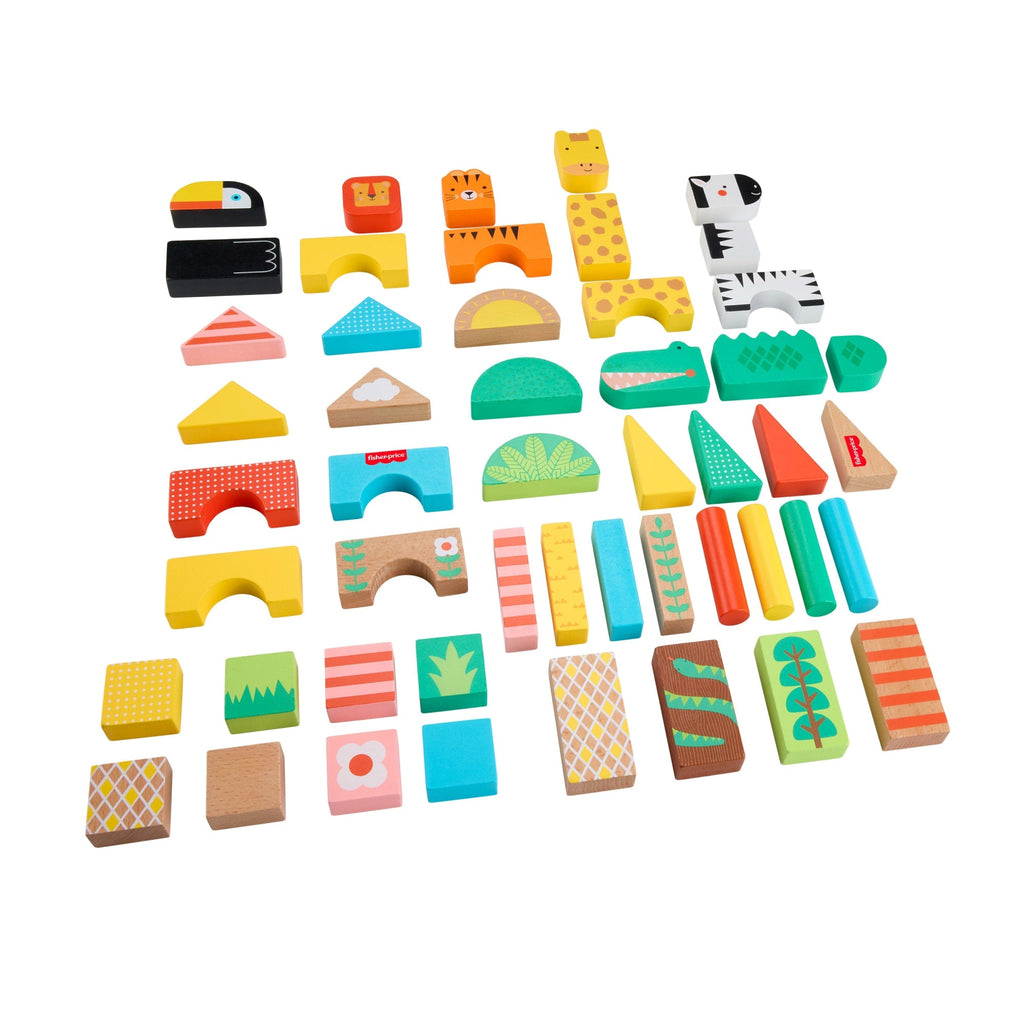Fisher-Price® Blocs de La Jungle en Bois