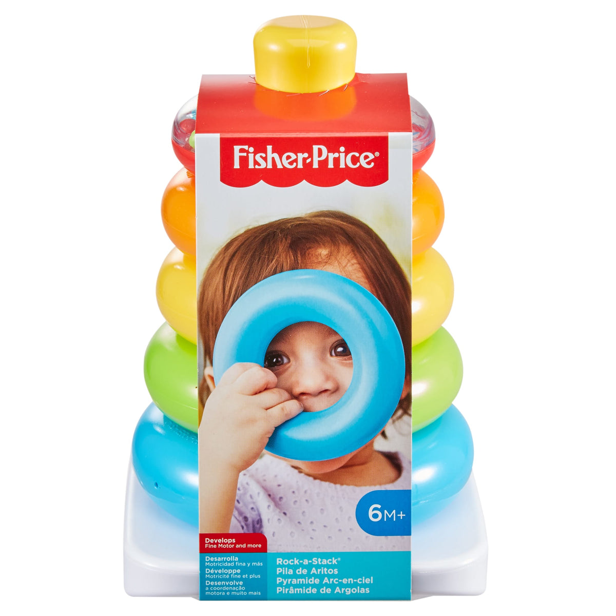 Fisher-Price Brinquedo para Bebês Pirâmide de Argolas