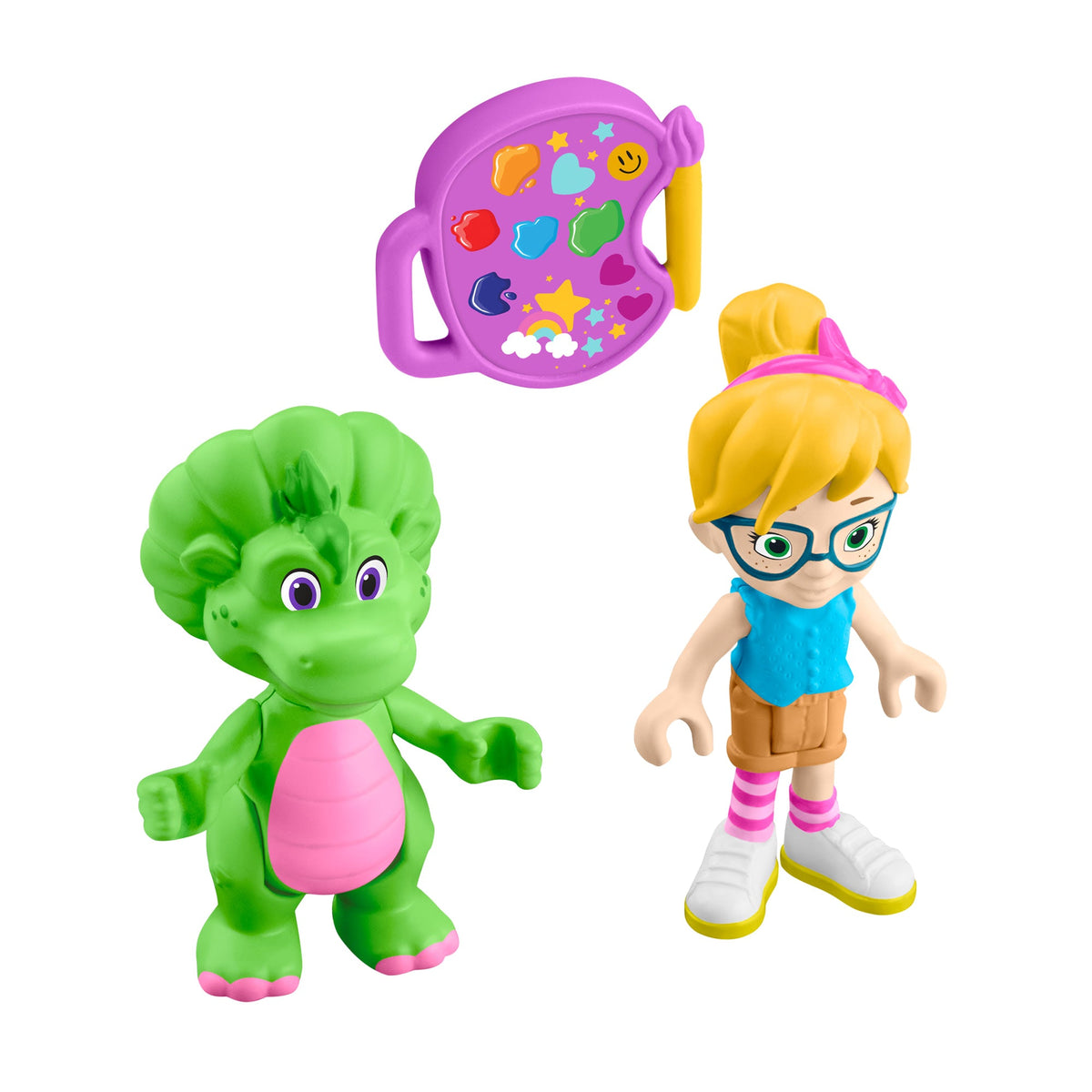 Barney Figura de Juguete 2 Figuras de Amiguitos