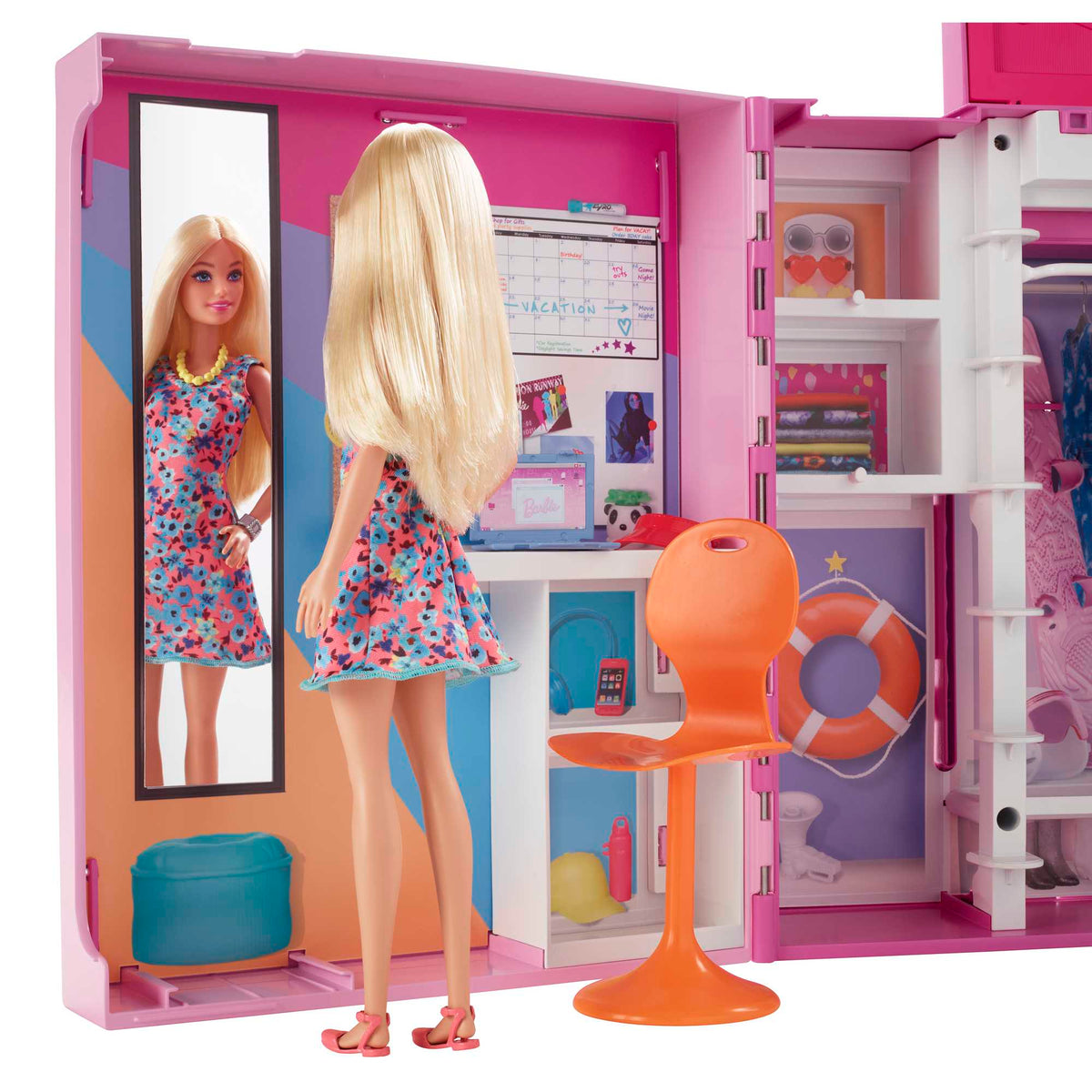 Barbie Coffret de Jeu et Poupée Placard de Rêve