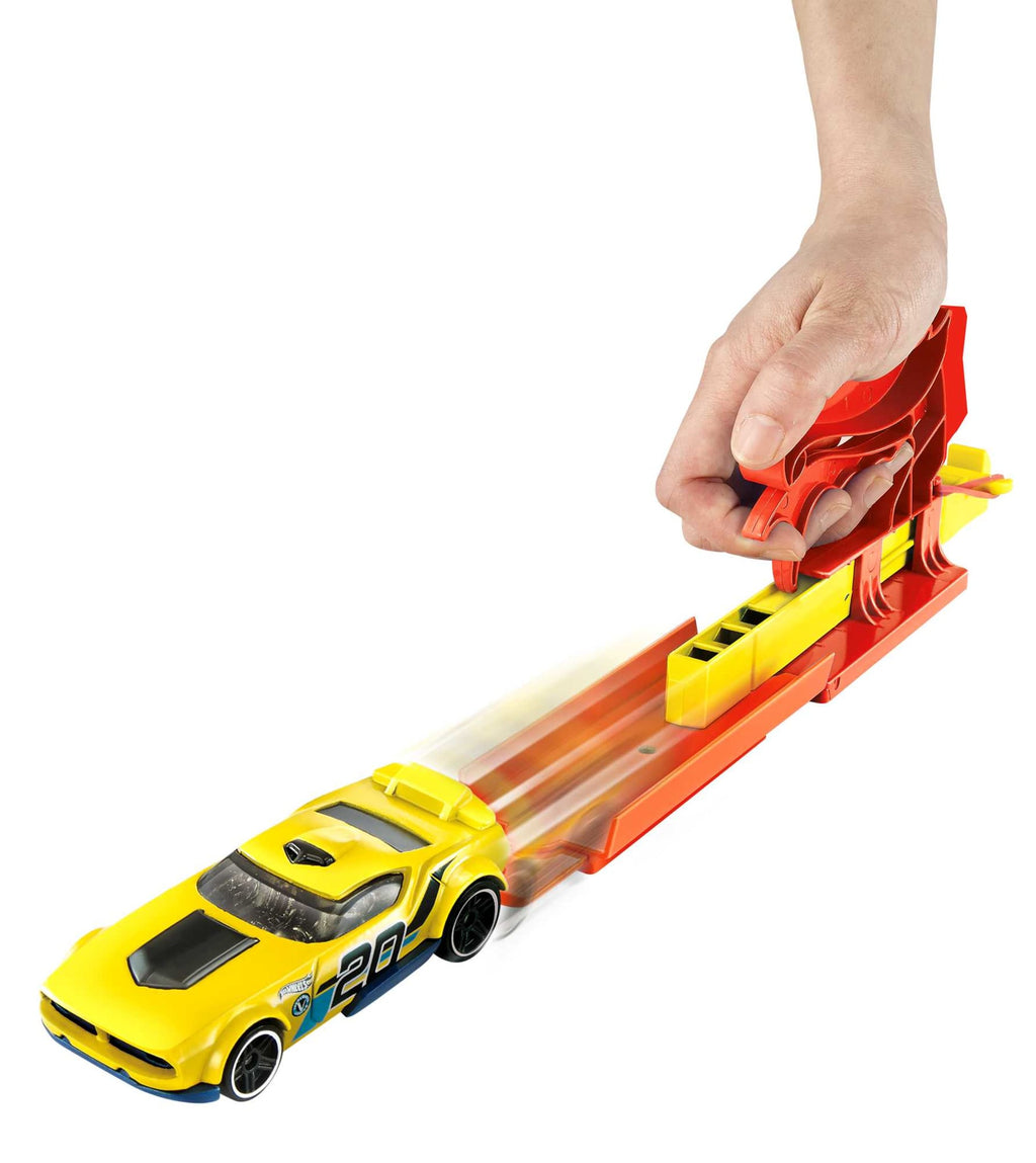 Hot Wheels Action Pista de Juguete Lanzador de Bolsillo Rojo