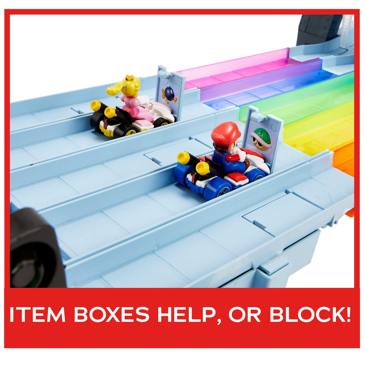 Hot Wheels Mario Kart Rainbow Road