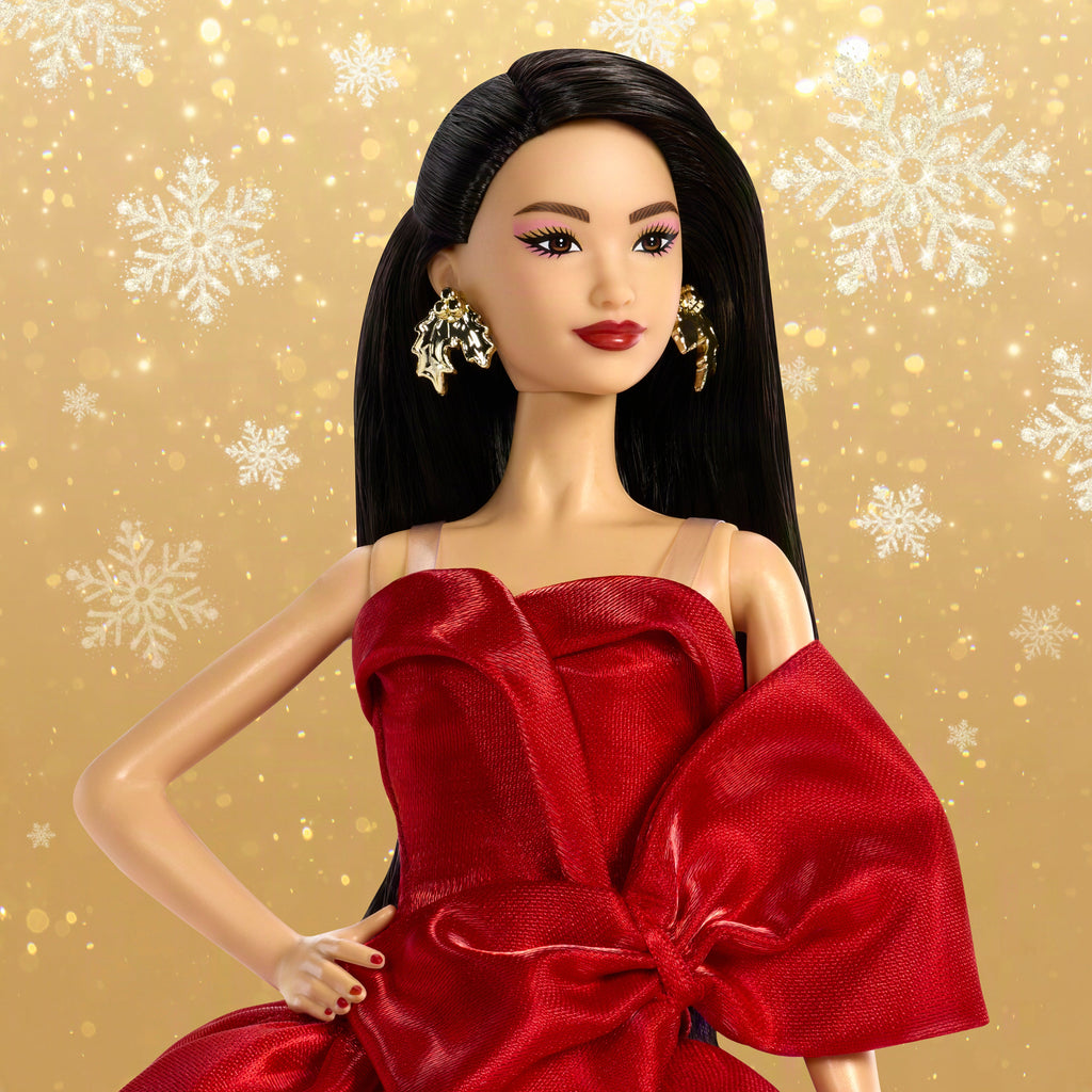 Barbie-Poupée Barbie Joyeux Noël 2026-Avec Emballage de Présentation