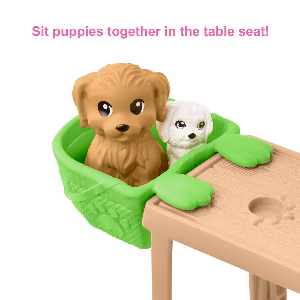 Barbie Toys, Chelsea Doll And Accessories, Skatepark Playset With 2 Puppies And 15+ Pieces