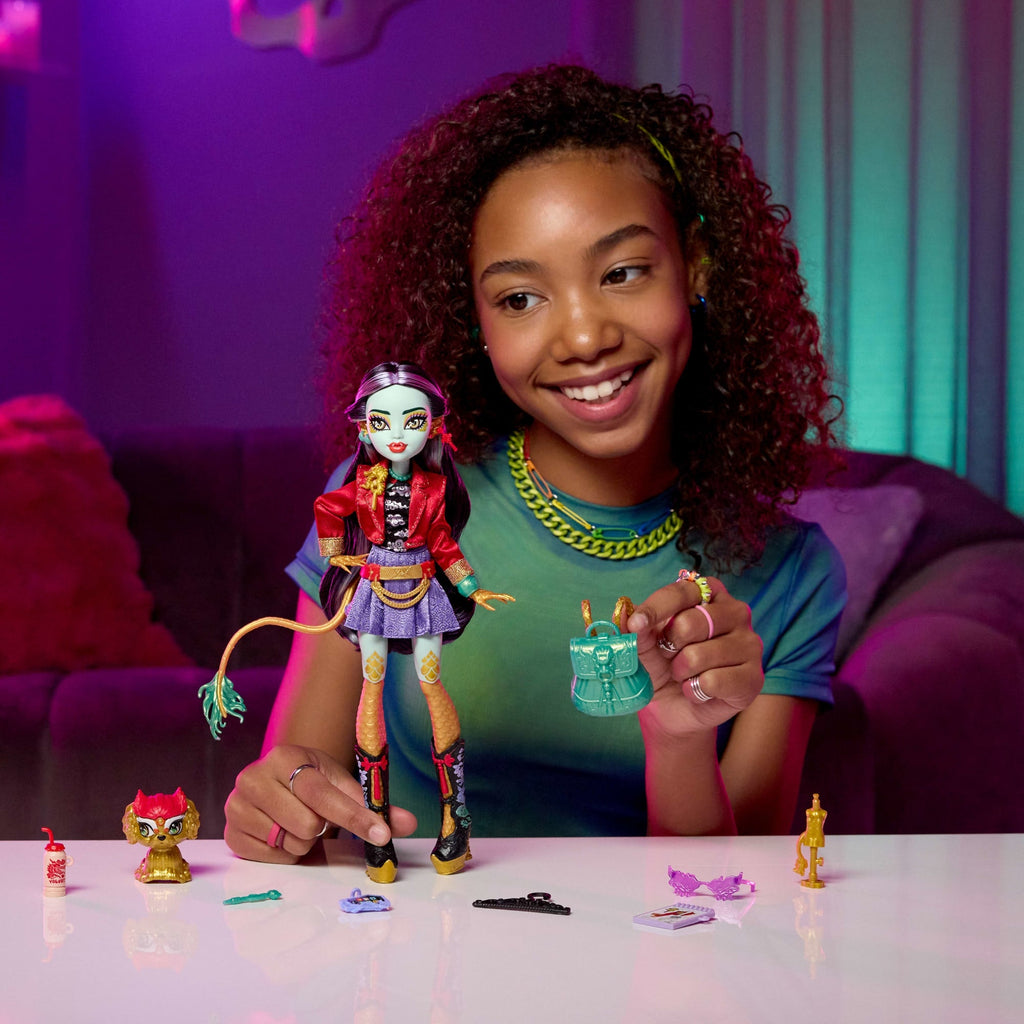 Monster High Boneca Jinafire Long