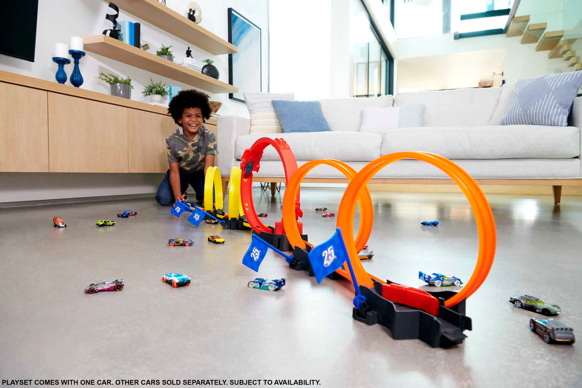 Hot Wheels Action Pista de Juguete Competencia Súper Loop
